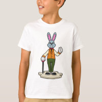Rabbit en Gentleman avec canne