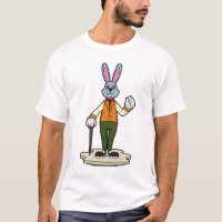 Rabbit en Gentleman avec canne
