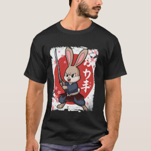 T-shirt Rabbit Samurai guerrier Art japonais