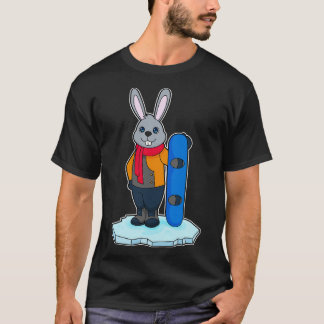 T-shirt Rabbit Snowboard Sports d'hiver 2