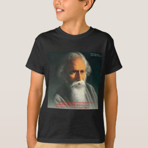 T-shirt Rabindranath Tagore Love Citation Cadeaux & Cartes