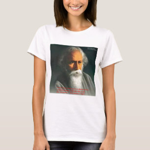 T-shirt Rabindranath Tagore Love Citation Cadeaux & Cartes