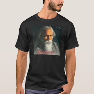 T-shirt Rabindranath Tagore Love Citation Cadeaux & Cartes