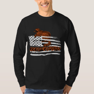 T-shirt Raccoon Chasse Coon Houndin Vinatage Gear Chasse