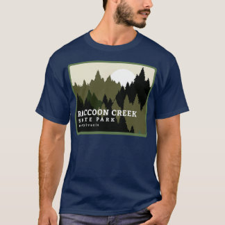 T-shirt Raccoon Creek State Park Pennsylvanie Forest Sunri