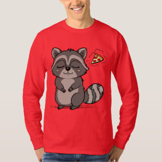 T-shirt Raccoon Dream - Pizza !