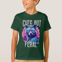 Raccoon mignon mais feral Funny
