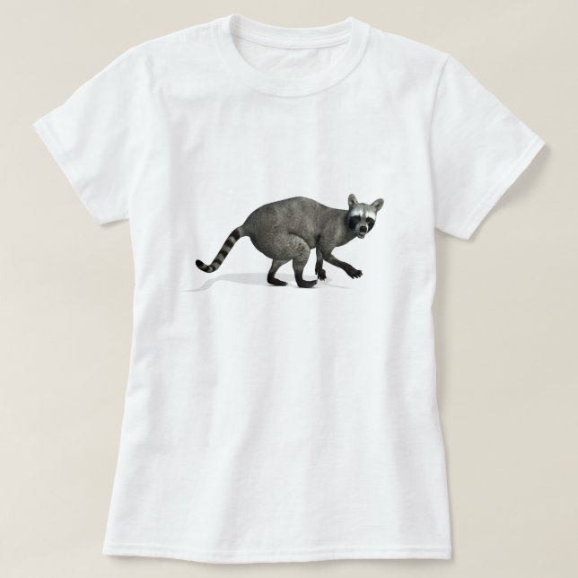 T-shirt Raccoon surpris (Design devant)