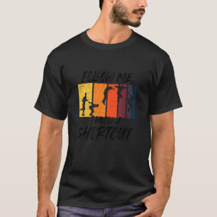 T-shirt Raccourci Exécuter Sauter Retourner Freerunning Pa