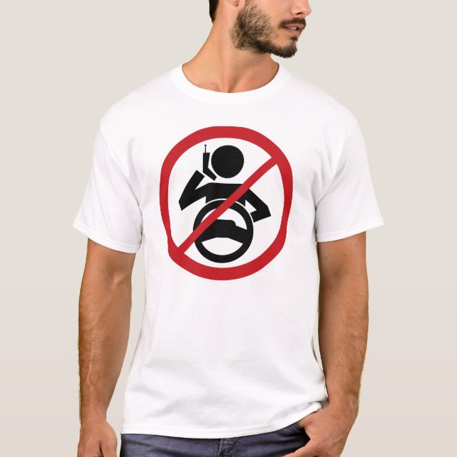 T-shirt Raccrochez et conduisez (Devant)