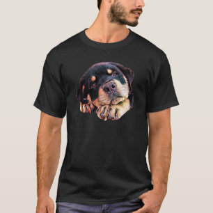 T-shirt Race allemande canine de chien de Rott d'amour de