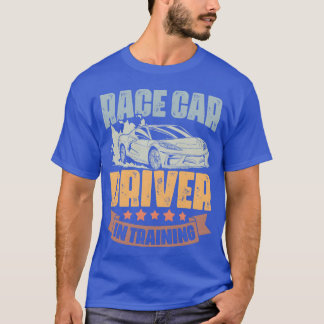 T-shirt Race Car Driver Inraining Retro Car Race boy boy