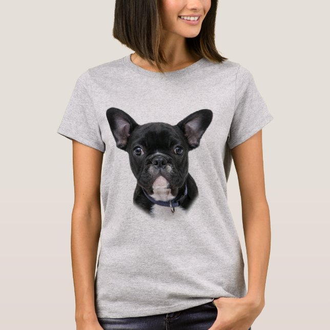 T-shirt Race de chien de bouledogue français (Devant)