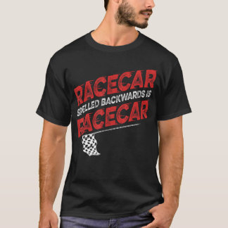 T-shirt Race Lovers Racing Apparel RaceSpelled Backwards