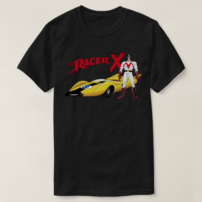 T-shirt Racer X Hommage à Speed Racer Cartoo original des  (Design devant)