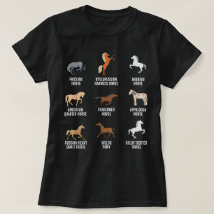 T-shirt Races de chevaux Cavalier Équestre Équestrien