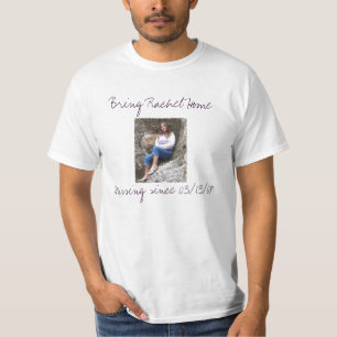 T-shirt Rachel7, apportent la maison de Rachel, Missin…