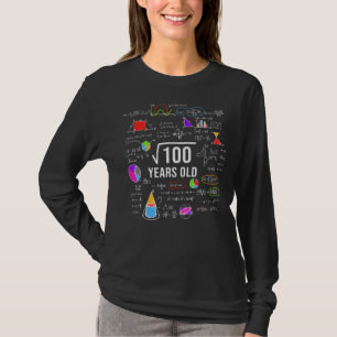 T-shirt Racine carré De 100 10e Anniversaire 10 Anniversai