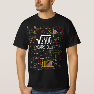 T-shirt Racine carré De 2500 - 50e Anniversaire Cadeau