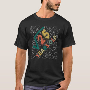 T-shirt Racine carré Du 25 5E Anniversaire 5 Anniversaire