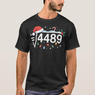 T-shirt Racine Carrée 4489 Drôle 67 Mème Prof de Maths 6 7
