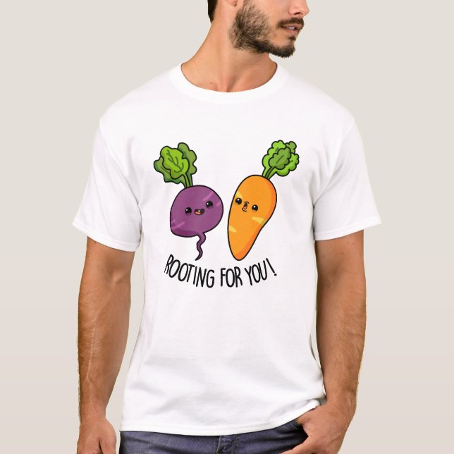 T-shirt Racine Pour Vous Drôle Veggie Pun (Devant)