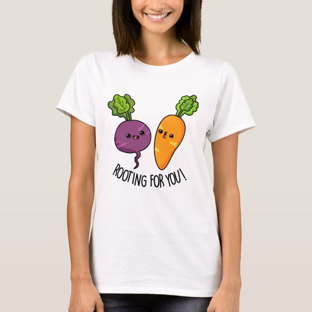 T-shirt Racine Pour Vous Drôle Veggie Pun (Devant)