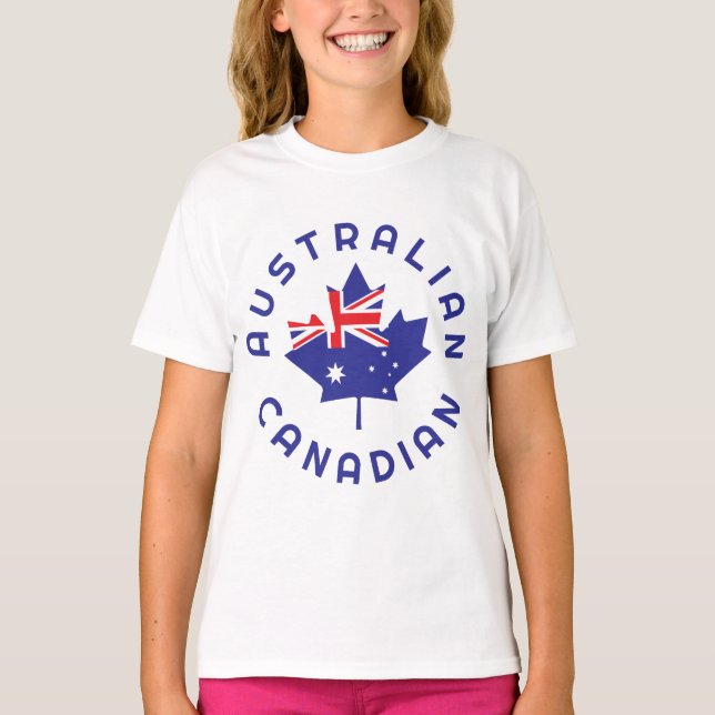 T-shirt Racines australiennes canadiennes (Devant)