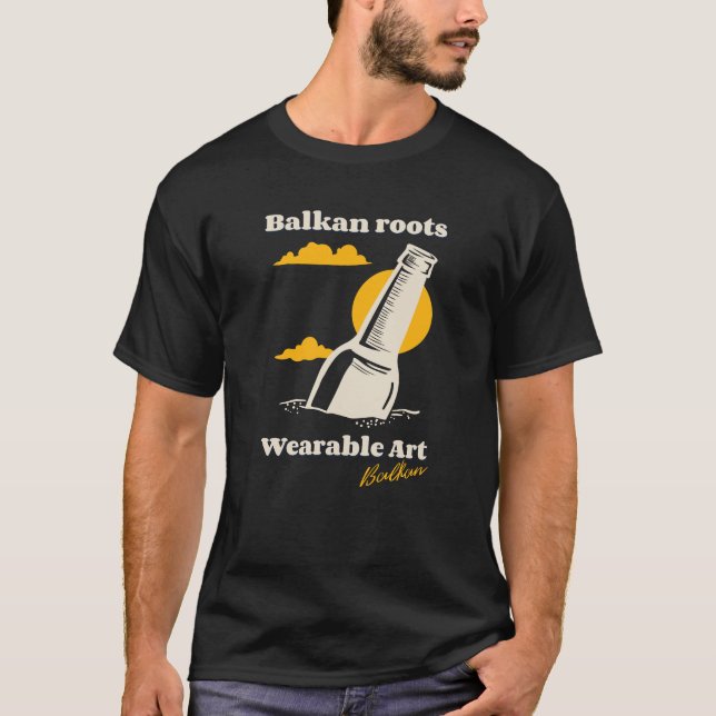 T-shirt racines balkaniques (Devant)