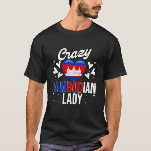T-shirt Racines cambodgiennes, demi-cambodgien et Khmer Ca