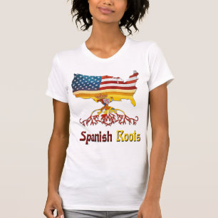 T-shirt Racines espagnoles américaines