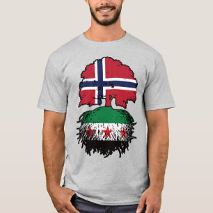 T-shirt Racines et couronne de l'arbre syro-norvégien