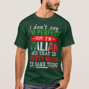 T-shirt Racines Italiennes Mais Je Suis Italien Drôle Ital