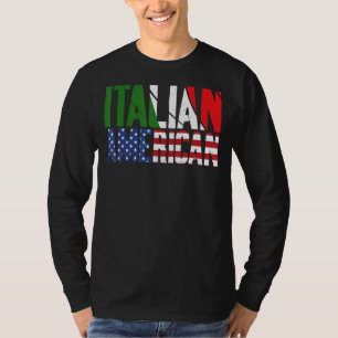 T-shirt Racines italiennes Racines américaines Italiennes