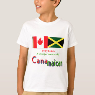 T-shirt racines jamaïcaines-canadiennes