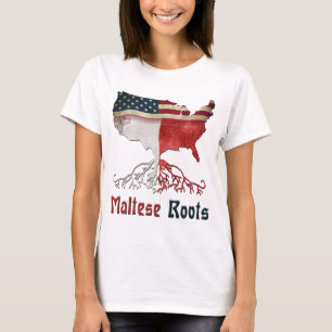 T-shirt Racines maltaises américaines
