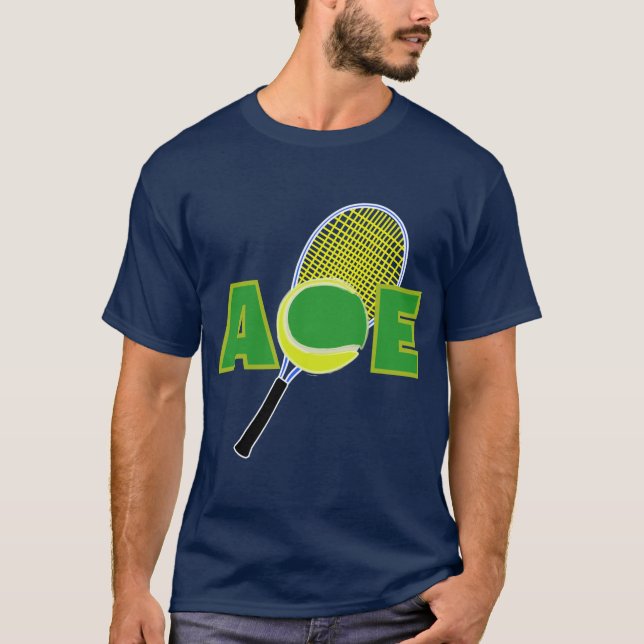 T-SHIRT RACKET TENNIS ACE (Devant)