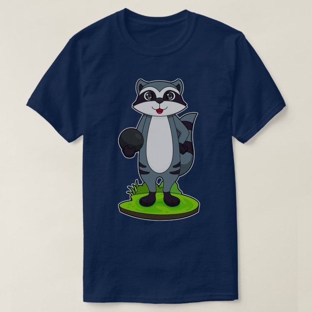 T-shirt Racoon Bowling (Design devant)