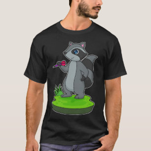 T-shirt Racoon Darts Dart