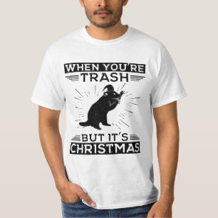 T-shirt Racoon ordures panda voleur de chat rue