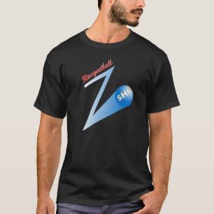 T-shirt Racquetball 'Z' Tiré noir