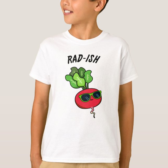 T-shirt Rad-ish Funny Vegetable Radish Pun (Devant)