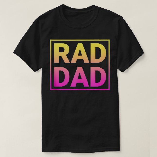 T-shirt Rad Papa Drôle Fête des pères Rad Papa (Design devant)