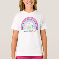 Rad Rainbow Girl's Birthday mignon soirée coordonn