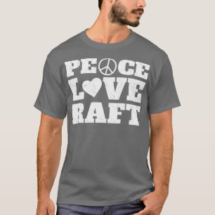 T-shirt Radeau de l'amour paix beau cadeau eau blanche