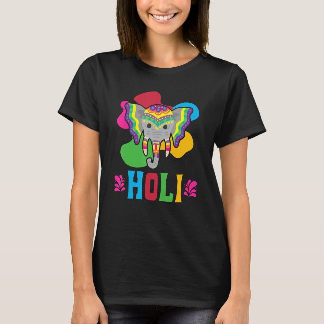 T-shirt Radha Krishna Hinduism Holi Festiva, bouddhiste hi (Devant)