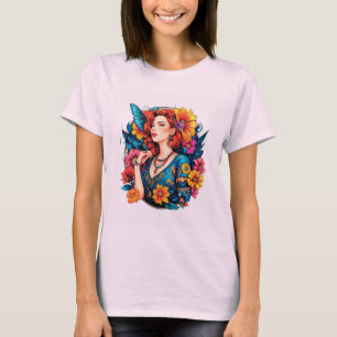 T-shirt Radiant Soul – Floral Queen Vibes