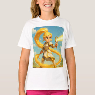 T-shirt Radiant Warrior — Héroïne du côté léger