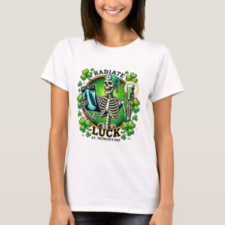 T-shirt Radiate Lucky Radiology Chemise St. Patrick's Day