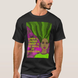 T-shirt Radical Feminist  Women s Unpaid Labour Capitalism